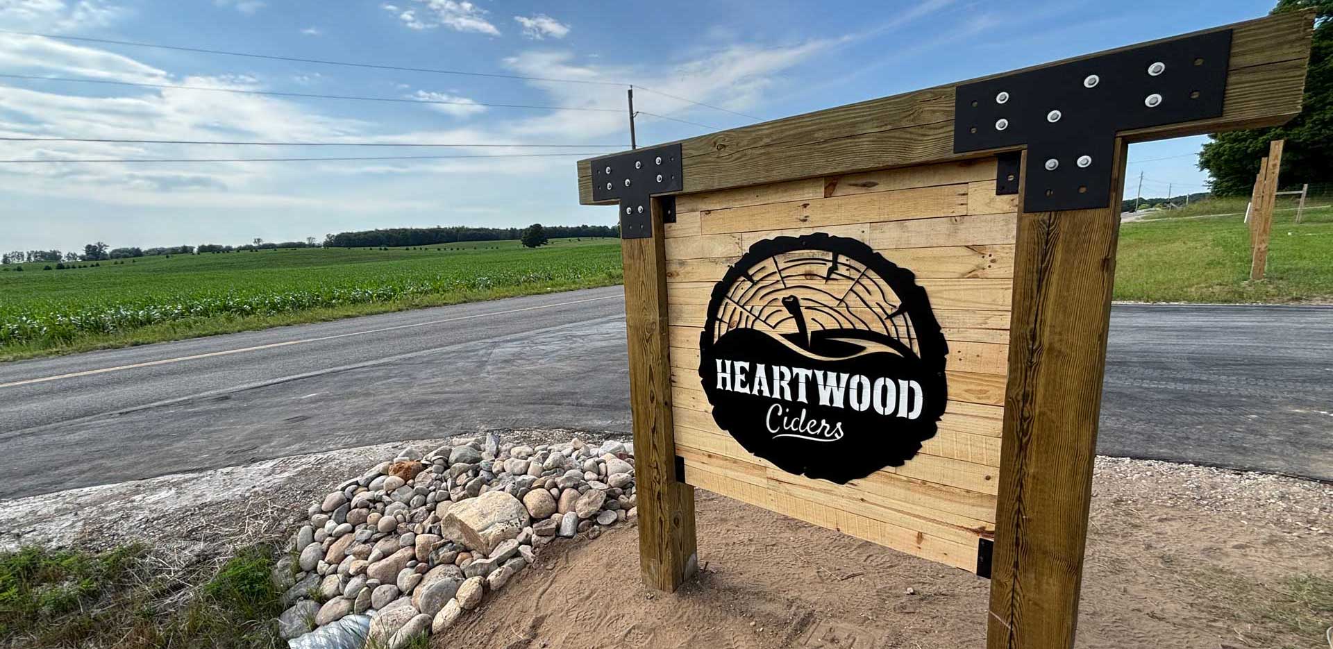 Coming Soon Heartwood Ciders - Hand-crafted Cider from the heart of Leelanau County Michigan