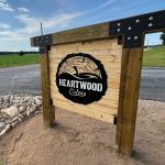 Cidery sign for Heartwood Ciders - Cidery near Traverse City, MI